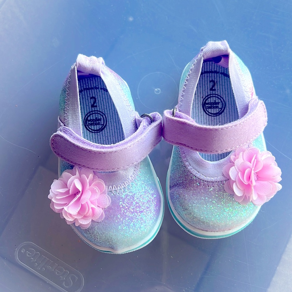 Wonder Nation Baby Girl Mary Jane Casual Shoe